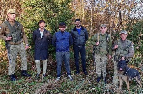 На украинско-польской границе задержаны трое азербайджанцев - ФОТО