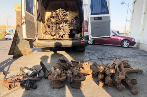 Avtomobil ehtiyat hissələri aşkarlandı