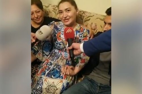 Həbsdən çıxan Fədayə Laçın 