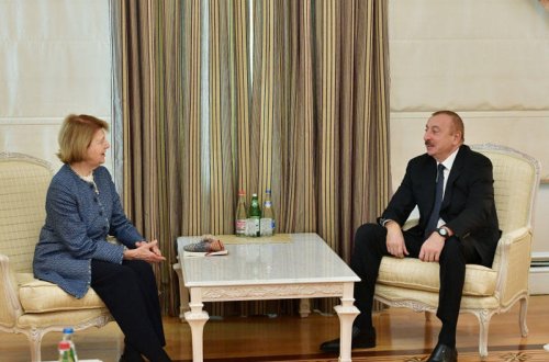 Prezident İlham Əliyev Böyük Britaniya Baş nazirinin Azərbaycan üzrə ticarət elçisini qəbul edib - FOTO