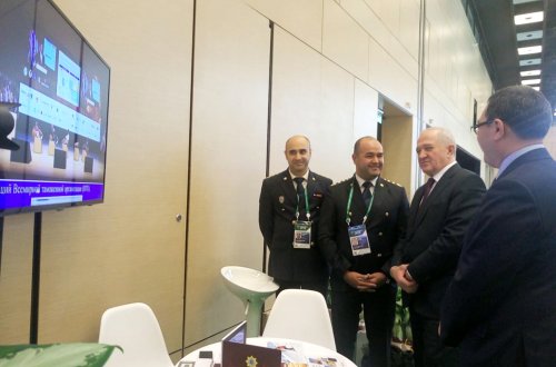Rusiyada keçirilən sərgidə Dövlət Gömrük Komitəsinin stendi maraqla qarşılanıb