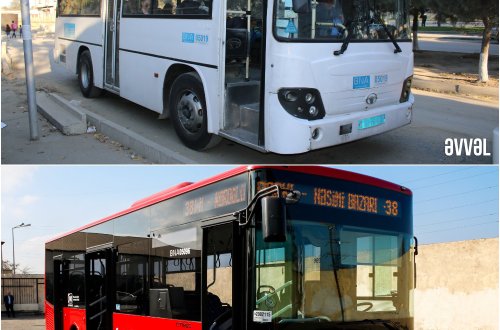 38 nömrəli müntəzəm marşrut üzrə də istismarda olan avtobusların bir qismi yenilənəcək