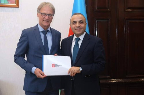 Azay Quliyev Almaniyanın ölkəmizdәki yeni səfiri ilə görüşdü