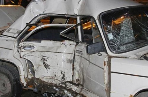 Şəmkirdə ağır yol qəzası: Ölənlər və yaralananlar var