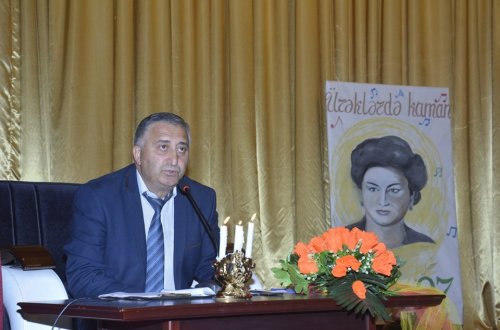Ağstafa Regional Mədəniyyət İdarəsi Şövkət Ələkbərovanın 97-ci ildönümü münasibətilə ”Ürəklərdə Kaman” adlı ədəbi -bədii tədbir keçirdi