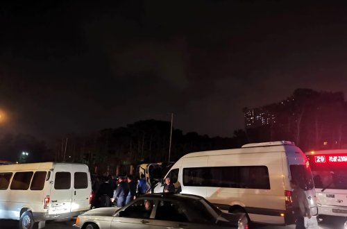 Biləcəridə zəncirvari qəza - FOTO