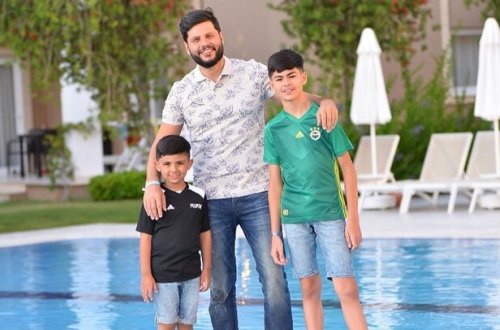 Zaur Kamal oğulları ilə - FOTOLAR