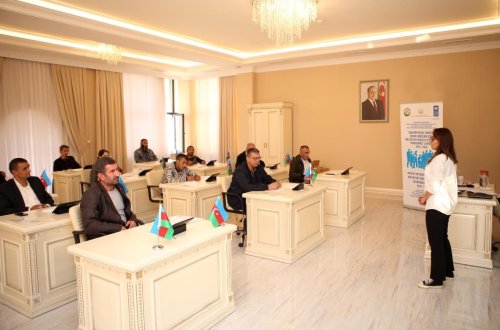 Əlilliyi olan şəxslərin özünüməşğulluğuna dəstək proqramı iştirakçıları üçün təlimlərə başlanıb