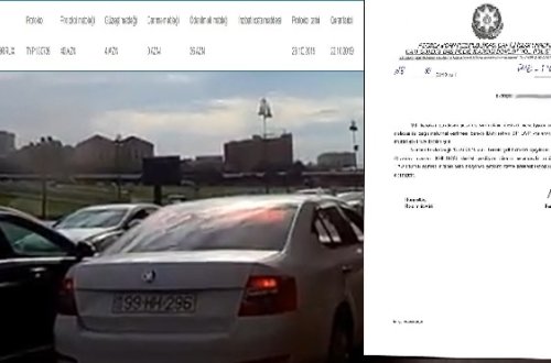 Vətəndaş qayda pozan sürücüdən şikayət etdi, DYP cərimələdi - VİDEO