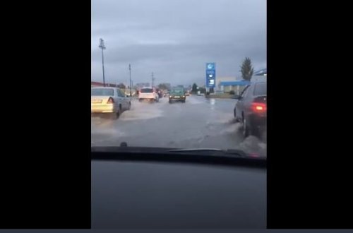 Yağış yağdı, Binəqədi yenə batdı - VİDEO