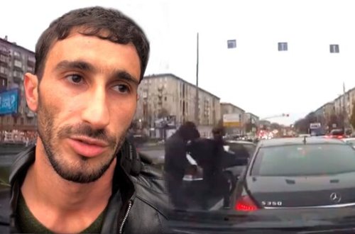 Azərbaycanlı maskalı çeçenlərlə birgə biznesmenə hücum etdi - ŞOK VİDEO