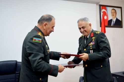 Azərbaycan və Türkiyə hərbi əməkdaşlıq protokolu imzaladı - FOTO