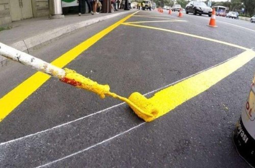 DİQQƏT! Bu yolda rənglənmə işləri aparılacaq