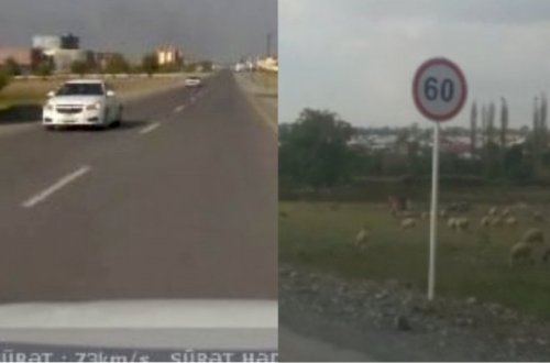 Yol polisi yanlış protokol yazdı, qalmaqal yarandı – Video