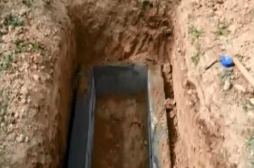 Azərbaycanlı aparıcı özünə otaq boyda qəbir qazdırdı - DƏHŞƏTLİ OLAY - VİDEO