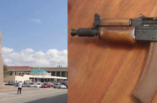 Bakı metrosuna 2 AVTOMATLA girmək istəyən şəxs SAXLANILIB