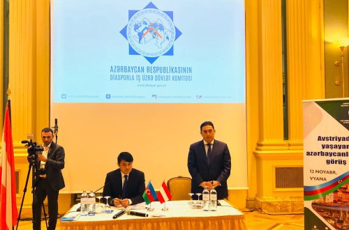 Avstriya azərbaycanlıları ilə görüş keçirilib
