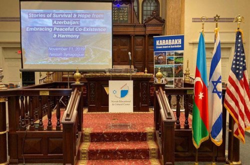 Los Anceles sinaqoqunda erməni lobbisinin tədbirə mane olmaq cəhdləri uğursuz olub - FOTO