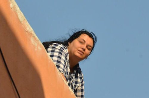 Xəyanət etdiyi ərini tərk edən qadın peşman olub intihar etmək istədi - FOTOLAR