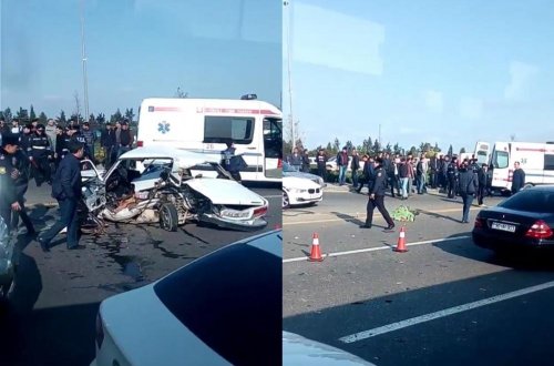 SON DƏQİQƏ! Aeroport yolunda dəhşətli qəza - ölən və yaralılar var - VİDEO