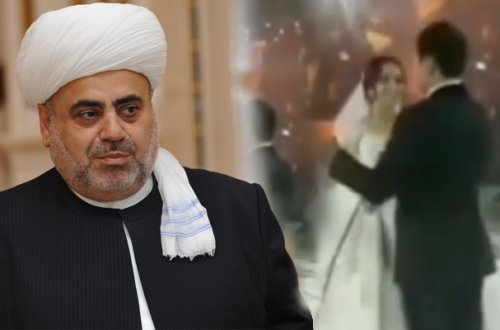 Şeyxülislam Allahşükür Paşazadənin ailəsində toy - VİDEO