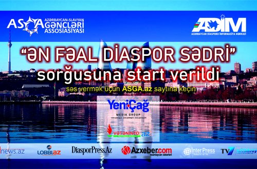 “Ən fəal diaspor sədri” sorğusuna start verildi – SƏSVERMƏ BAŞLADI