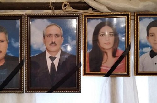 Qaladakı qəzada ölənlər dəfn edildi, qonaq gedirlərmiş... - FOTO