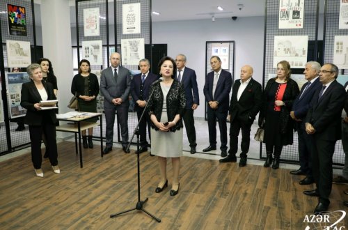 AzMİU-da memarlıq təhsilinin 100 illiyinə həsr edilən sərgi açılıb - FOTO+VİDEO