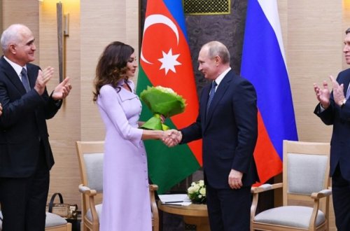 Ведущие российские телеканалы подготовили сюжеты о встрече Мехрибан Алиевой и Владимира Путина - ВИДЕО