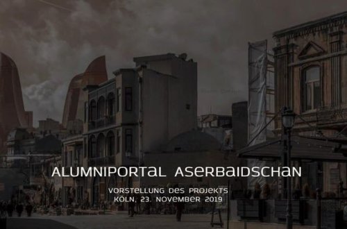 Almaniyada “Alumniportal Aserbaidschan” onlayn platformasının təqdimatı olub - FOTO