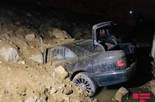 Bibiheybət yolu belə çökdü: Anbaan (VİDEO)