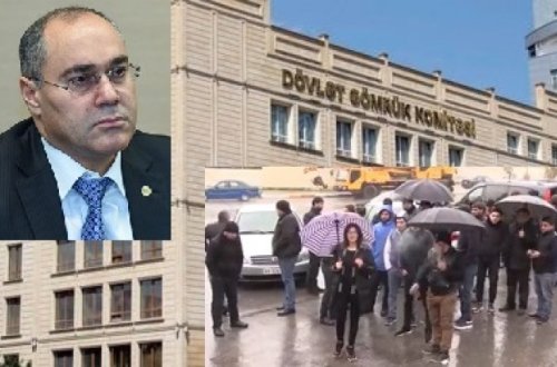 Gömrük Komitəsi sürücüləri dövlətdən narazı salır - ETİRAZ AKSİYASI - VİDEO