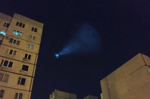 İsmayıllı səmasında yanan obyekt - VİDEO