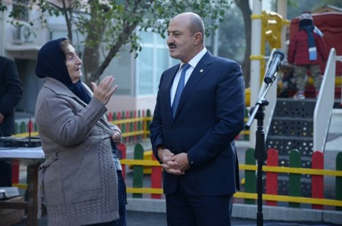 İcra başçısı mikrorayonda qəbul keçirib - Foto