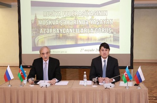 Moskvada yaşayan azərbaycanlılarla görüş keçirilib – FOTO