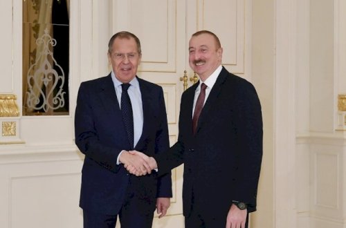 İlham Əliyev Sergey Lavrovu qəbul etdi