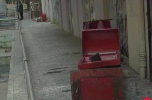 В Хырдалане воры вскрыли платежный терминал - ФОТО