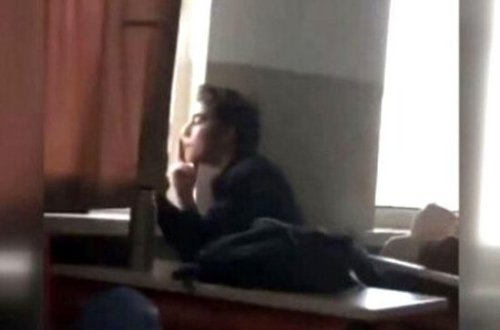 Məktəbdə çəkilən bu görüntülər dəhşətə gətirir - Rəsmi qurumlar hərəkətə keçdi - VİDEO