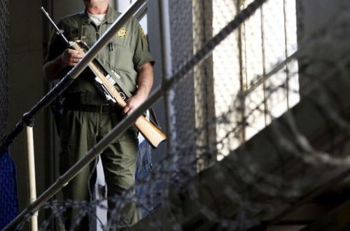 Тюремных надзирателей уволили за нацистское приветствие - ФОТО