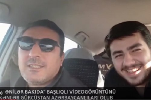 Bakıda maşında erməni mahnısına qulaq asanlar bunlar olub - VİDEO