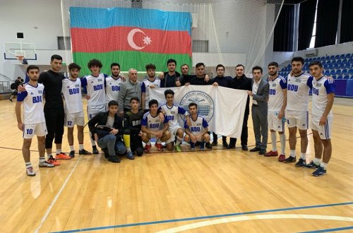 BDU Futzal Komandası ÖLKƏ ÇEMPİONU oldu - FOTO