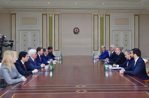 İlham Əliyev Rusiyanın iqtisadi inkişaf nazirini qəbul etdi - FOTO