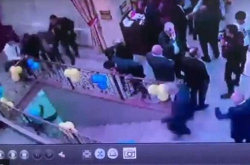 Bakıda şadlıq evində FACİƏ- ANBAAN - VİDEO