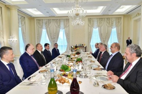 Состоялся рабочий обед Ильхама Алиева и Абдаллы II - ФОТО