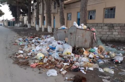 Xaçmazın bu küçəsi zibil içindədir - VİDEO