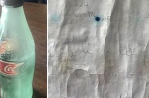 36 il əvvəl yazılaraq okeana atılan məktubun sahibi tapıldı