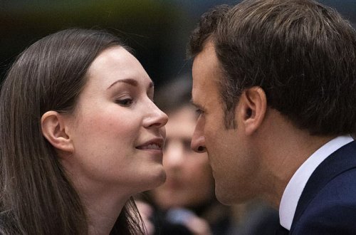 Makronla Sannanın səmimi görüntüləri dünya mediasının gündəminə düşdü (FOTOLAR)