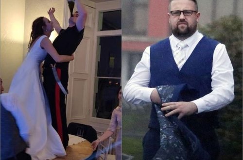 Toy günü dava edib ayrıldılar - FOTO