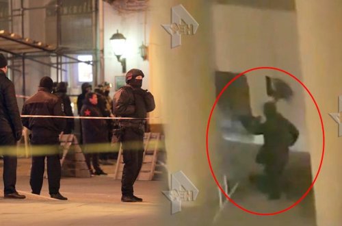 Moskvanın mərkəzində baş verən atışmadan ŞOK VİDEO