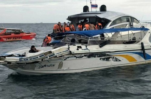 Gəzinti kateri lüks yaxtaya çırpıldı, kapitanı öldü – FOTO